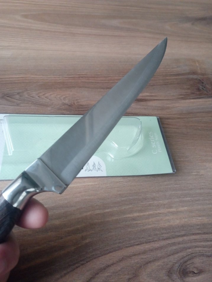 Koyu Saplı Beyaz Bıçak - Görsel 3