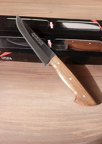 EMFA 2'li Kahverengi Saplı Bıçak Seti - Görsel 2