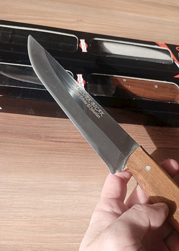 EMFA 2'li Kahverengi Saplı Bıçak Seti - Görsel 4