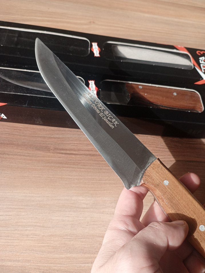 EMFA 2'li Kahverengi Saplı Bıçak Seti - Görsel 4