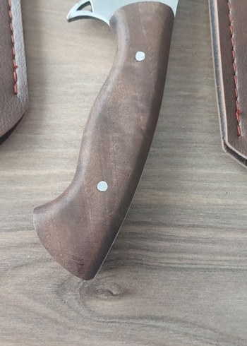 Kahverengi Saplı ve Kılıflı Bıçak Seti - Görsel 3