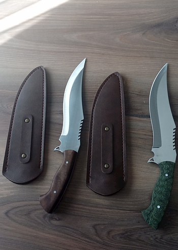 Kahverengi Saplı ve Kılıflı Bıçak Seti - Görsel 2