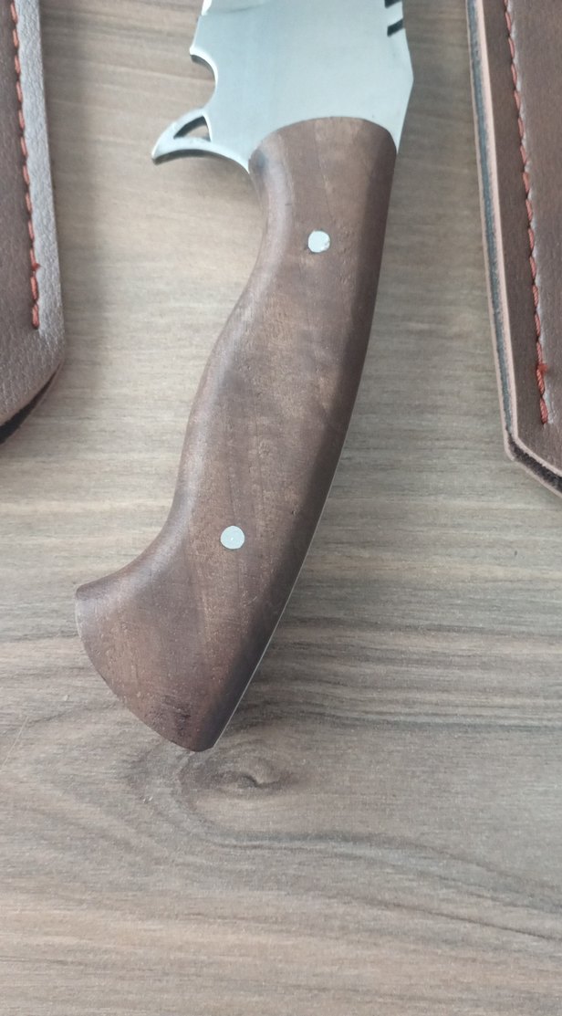 Kahverengi Saplı ve Kılıflı Bıçak Seti - Görsel 3