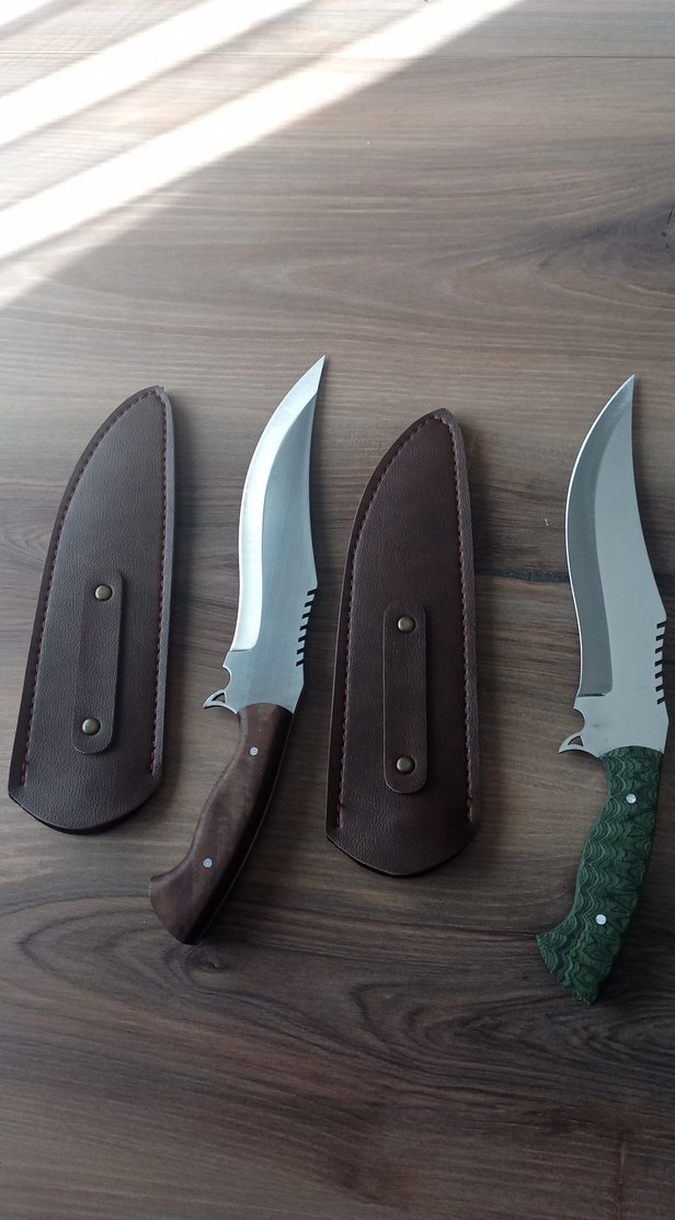 Kahverengi Saplı ve Kılıflı Bıçak Seti - Görsel 2