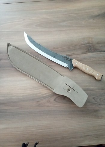 Diğer Diger Bej Saplı Gri Bıçak ve Kılıfı