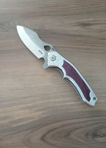 Bordo Saplı Katlanır Bıçak