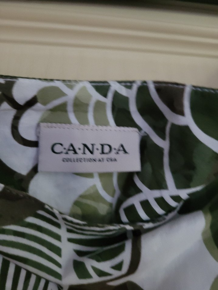 Yeşil Desenli Piliseli Midi  Etek - Görsel 5