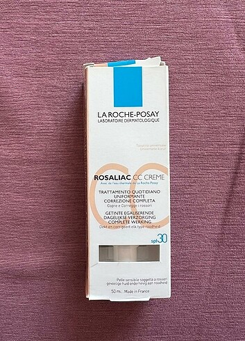La Roshe Posay Rosaliac Cc Creme Spf 30. Kızarıklık karşıtı Kre