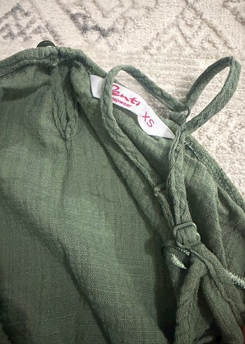 Yeşil Askılı Hamile ve Emzirme Gecelik - Görsel 2