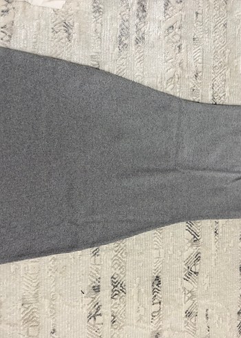 Erkek Gri Uzun Basic Atkı - Görsel 2