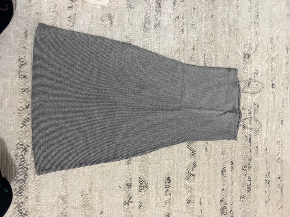 Erkek Gri Uzun Basic Atkı - Görsel 2