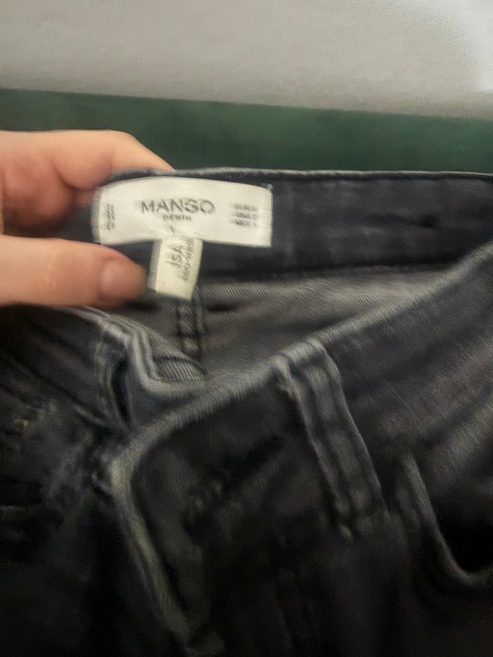 Gri Dar Kesim Midi Boy Kot Pantolon - Görsel 2