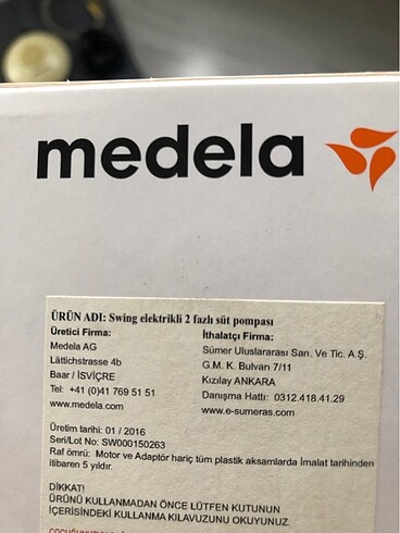 Medela elektrikli göğüs pompası - Görsel 8