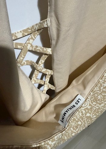 s Beden camel Renk Les Benjamins Halter Crop Top