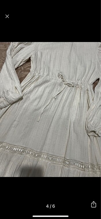 l Beden beyaz Renk Yazlık elbise
