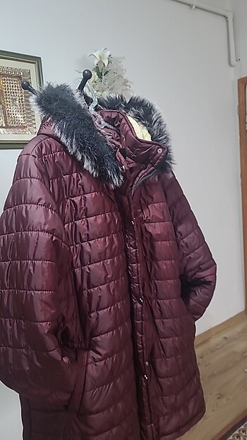 52 Beden bordo Renk KADIN MONT