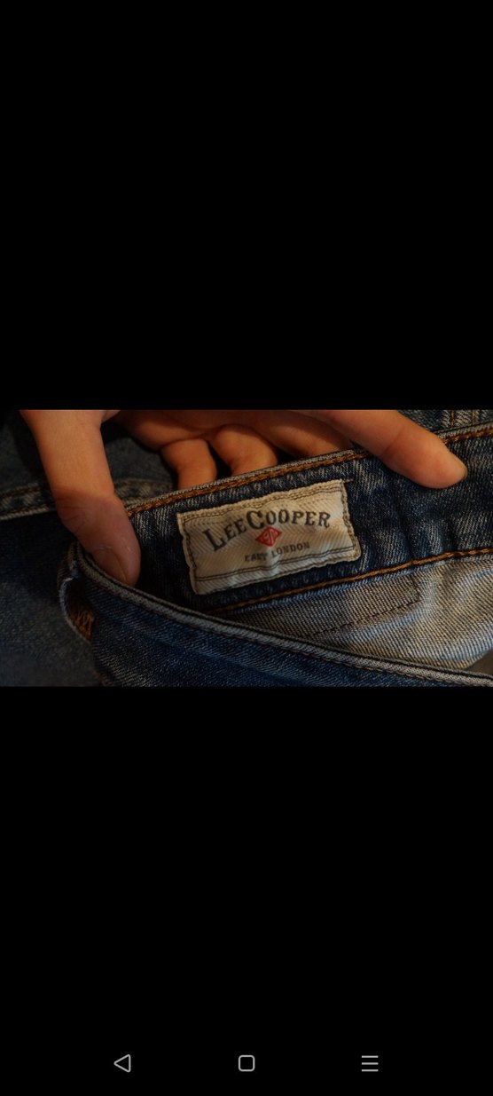 Mavi Bol Kesim Denim Pantolon - Görsel 4