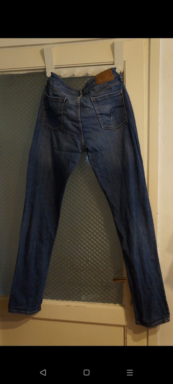 Mavi Bol Kesim Denim Pantolon - Görsel 2