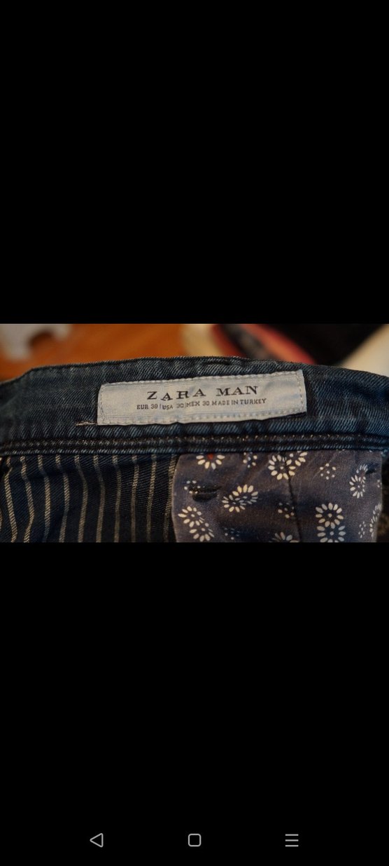 Lacivert Bol Kesim Erkek Denim Pantolon - Görsel 3