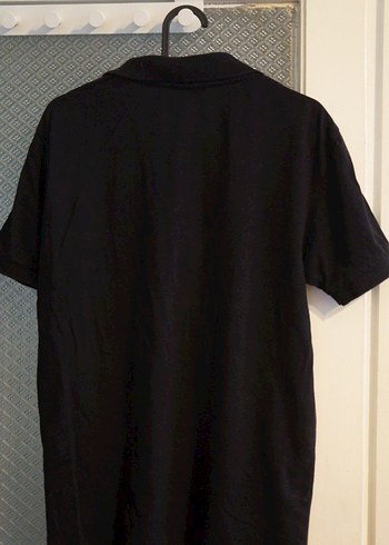 Düğmeli Siyah Erkek Polo Tişört - Görsel 2