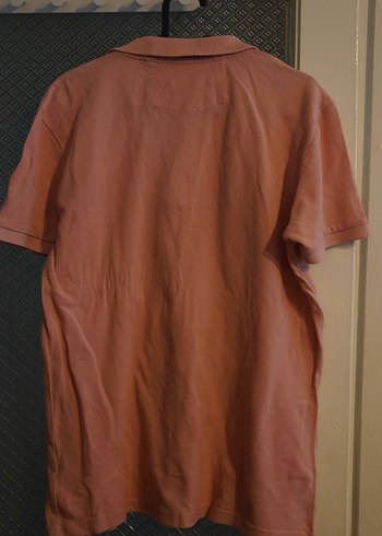Pembe (somon) Erkek Polo Tişört - Görsel 2