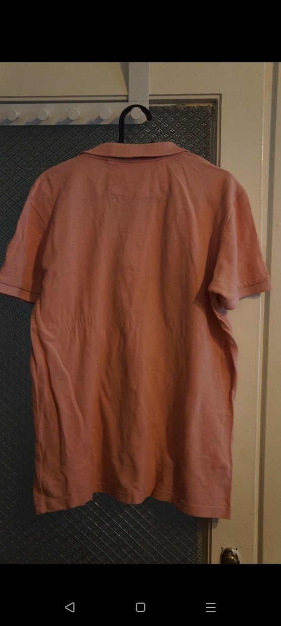 Pembe (somon) Erkek Polo Tişört - Görsel 2