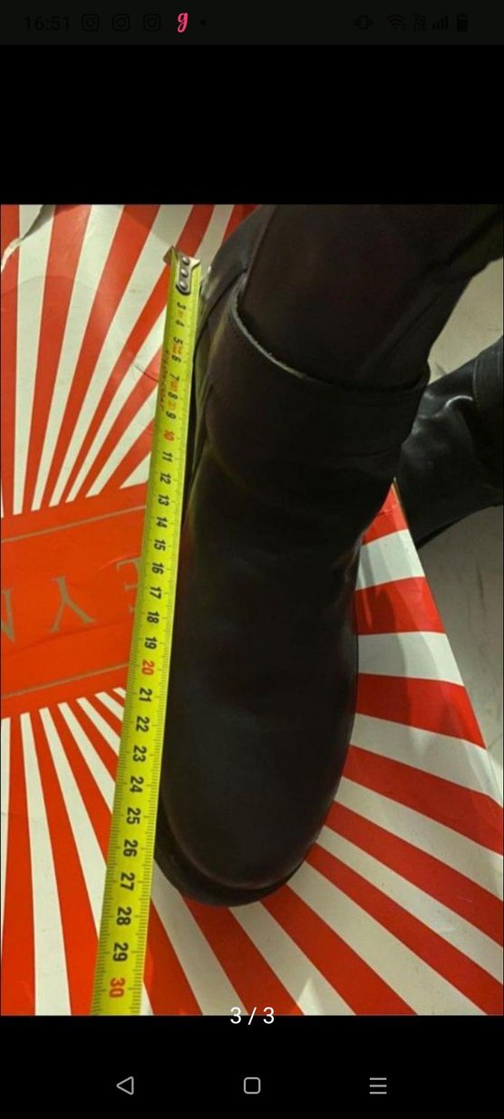 Fiorentini Baker Kadın Siyah Deri Tokalı Biker Bot - Görsel 3