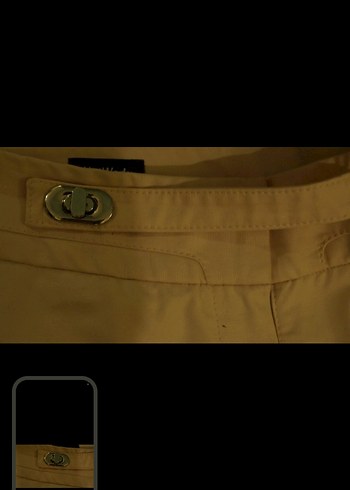 network pudra kemer detaylı ofis pantolon - Görsel 7