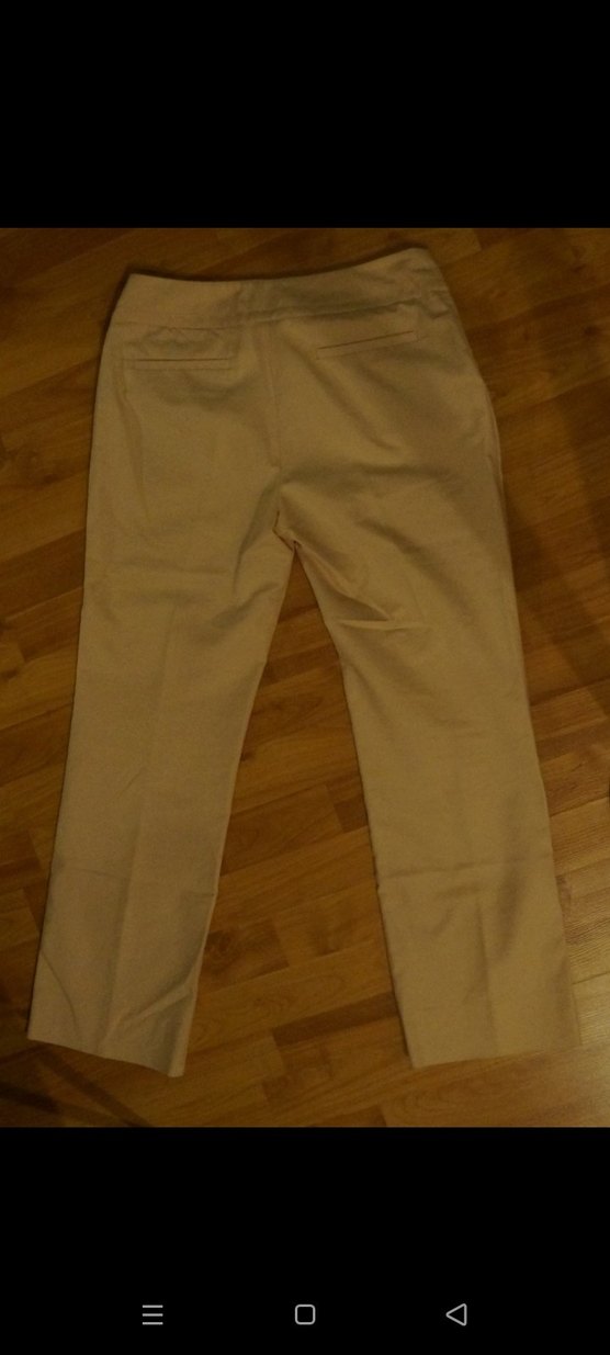 network pudra kemer detaylı ofis pantolon - Görsel 4