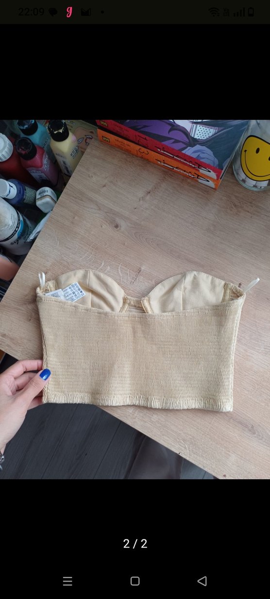 Zara Straplez Korse Büstiyer - Görsel 2