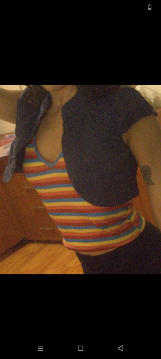 stradivarius y2k yelek bolero cepken - Görsel 4