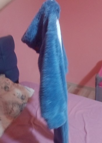 Mavi Peluş Bebek Tulumu - Görsel 4