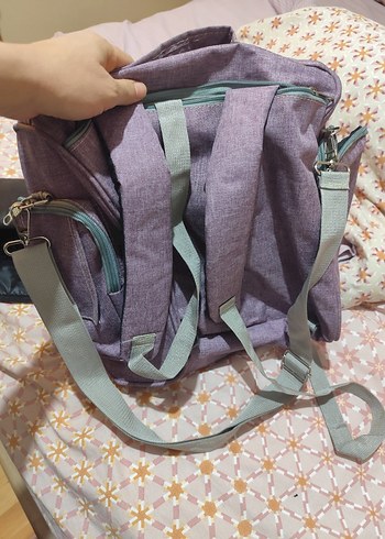 Mor Bebek Çantası Çok Bölmeli - Görsel 13