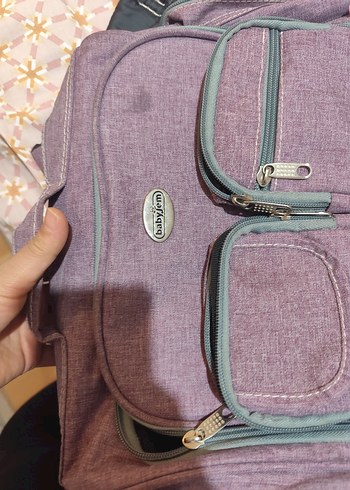 Mor Bebek Çantası Çok Bölmeli - Görsel 2