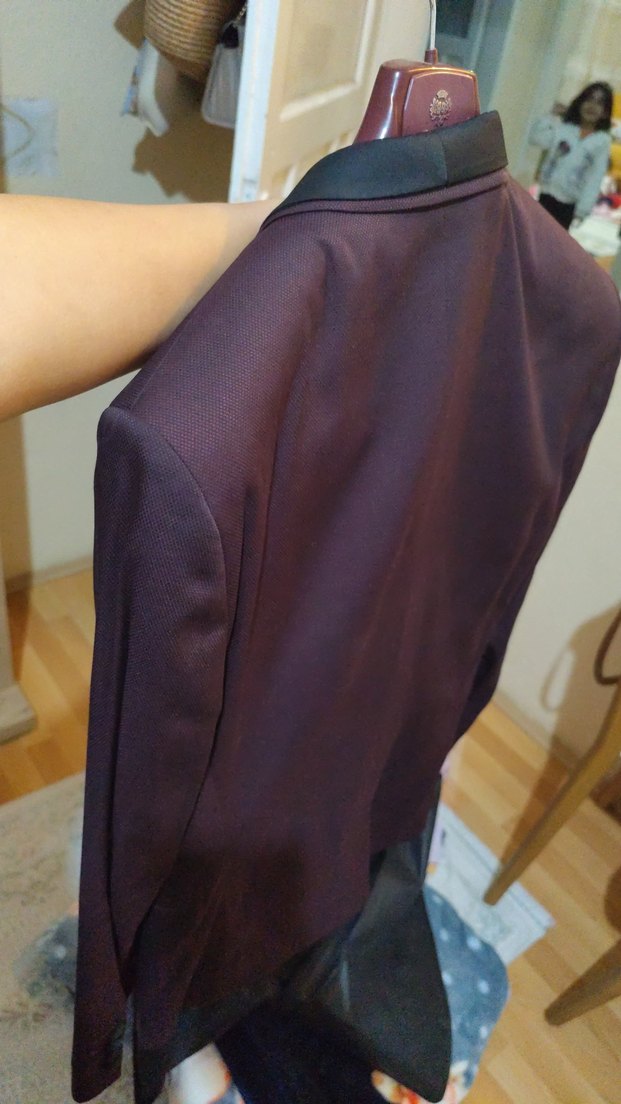 Bordo Erkek Regular Fit Takım Elbise - Görsel 4