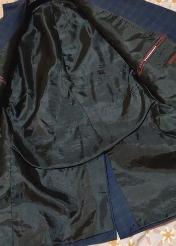 Düğmeli Lacivert Erkek Takım Ceketi - Görsel 4