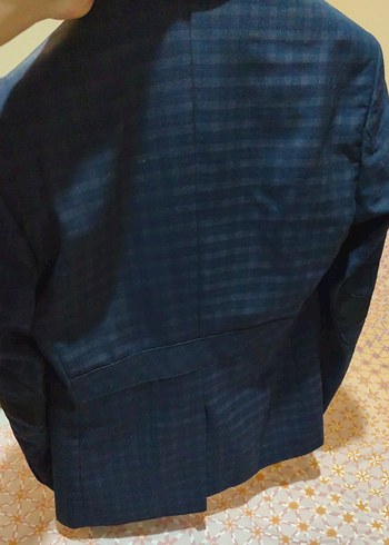 Düğmeli Lacivert Erkek Takım Ceketi - Görsel 3