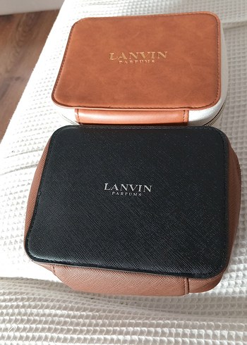 LANVIN Kadın Deri Makyaj Çantası