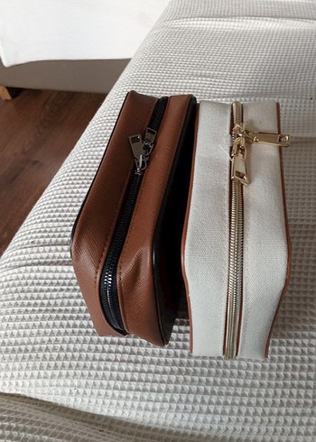  Beden LANVIN Kadın Deri Makyaj Çantası
