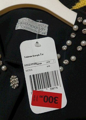 Düğmeli Siyah Mini Kadın Blazer - Görsel 6