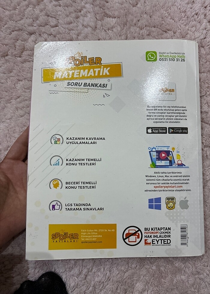 Spoiler soru bankası matematik 7. Sınıf - Görsel 3