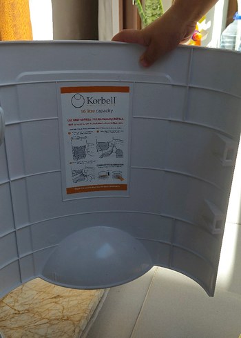 Beden Renk Pedallı Bebek Bezi Kutusu Korbell