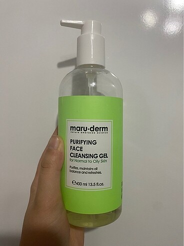 Maruderm yüz yıkama jeli