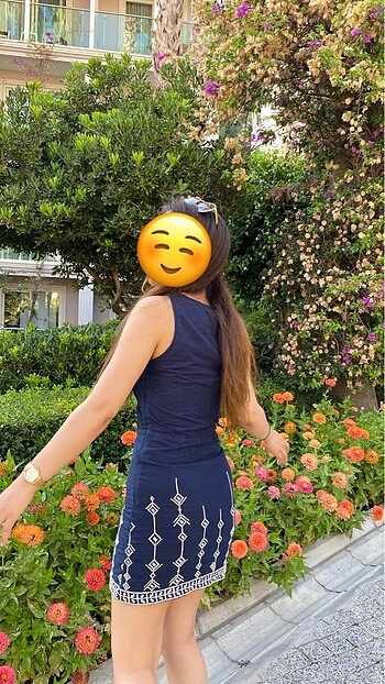 s Beden lacivert Renk Mango elbise