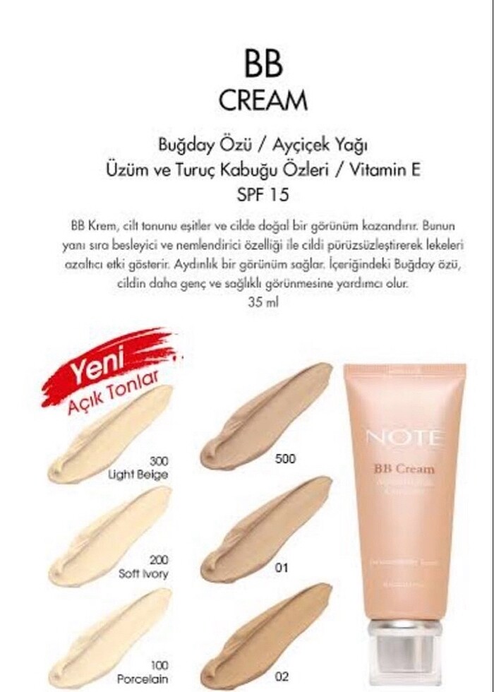 Note bb cream - Görsel 4
