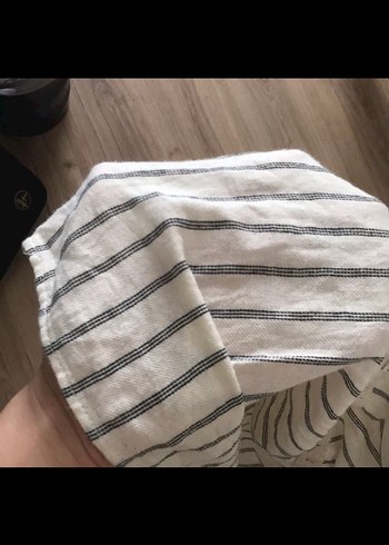 Fahhar Keten Ekru elbise - Görsel 4