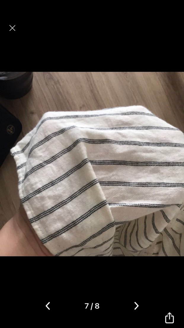 Fahhar Keten Ekru elbise - Görsel 4