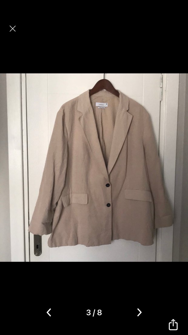 Reserved Kadın Keten Blazer Ceket - Görsel 3