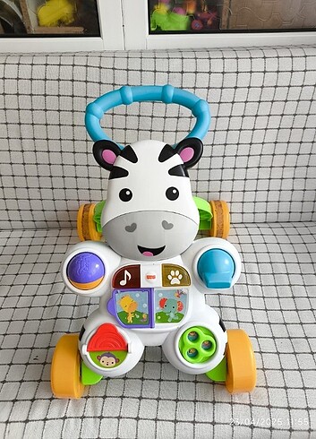 Fisher price zebra yürüteç yürüyüş arkadaşı 