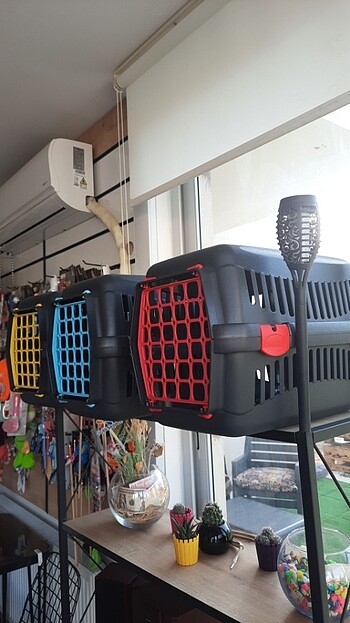 Plastik Kedi kopek tasima çantası box